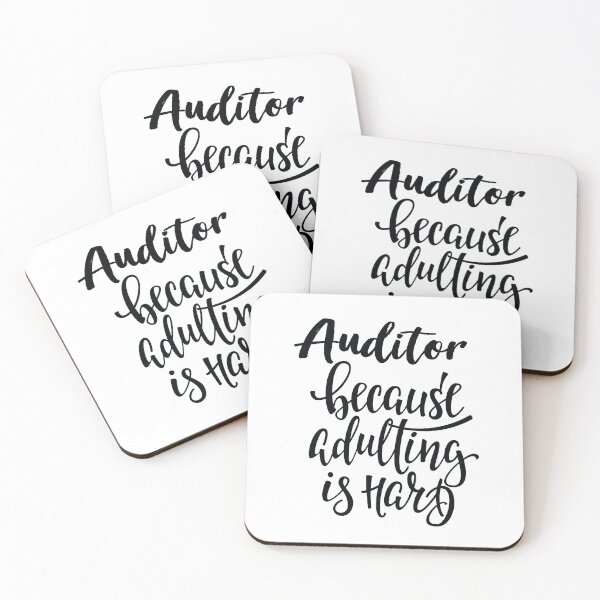 Item preview, Auditor Because Adulting Is Hard Accountant.  designed and sold by ProjectX23.