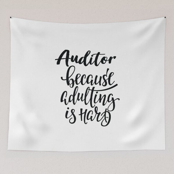 Item preview, Auditor Because Adulting Is Hard Accountant.  designed and sold by ProjectX23.