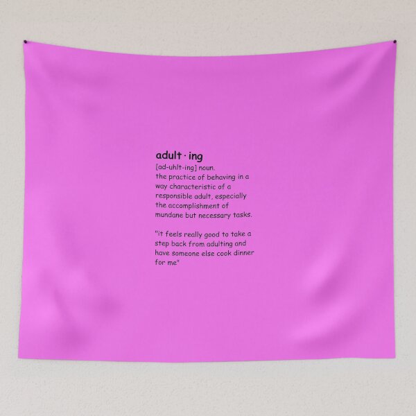 Item preview, adulting defintion designed and sold by techiedorm.