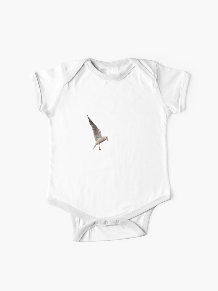 Body Bebe Mouette Rieuse En Vol Par Kswild Redbubble