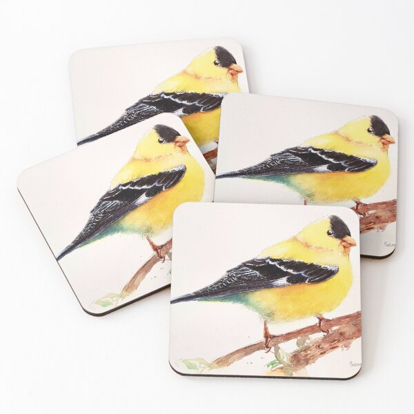 Item preview, Yellow Finch designed and sold by Sampa Bhakta.