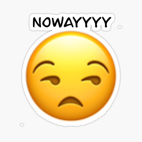 "Eye rolling emoji" Sticker by Reda51 Redbubble