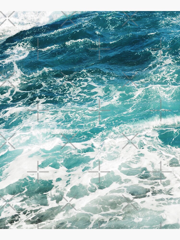Blue Ocean Waves by AlexandraStr