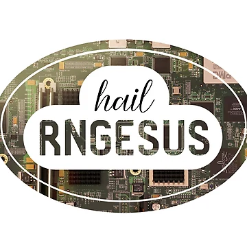 Artwork thumbnail, Rng Rngesus Funny Coder Coding Software Developer by yellowpomelo