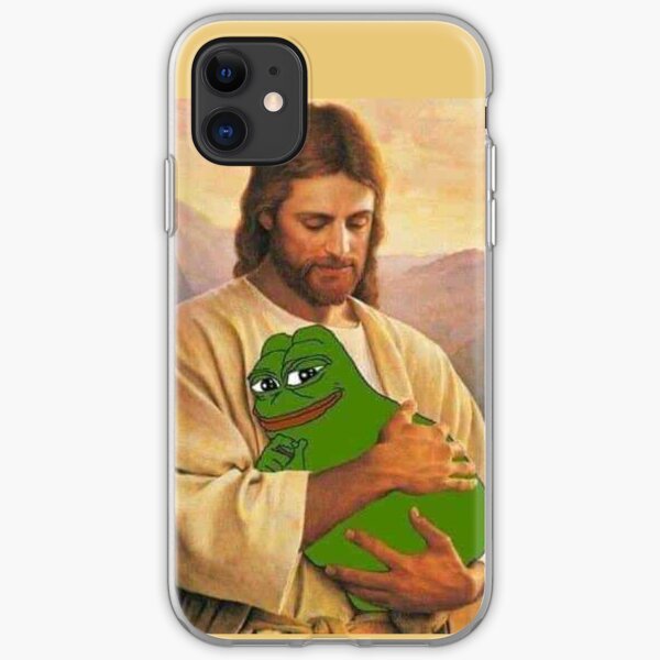 Jesus Loves Little Pepe iPhone Soft Case