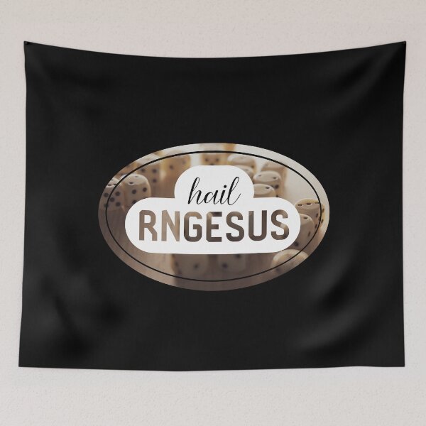 Item preview, Rng Rngesus Funny Dice Table Top RPG designed and sold by yellowpomelo.