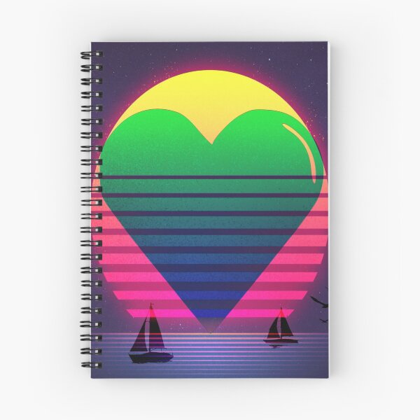 Item preview, Retro California Sunset Love designed and sold by EightWinds.