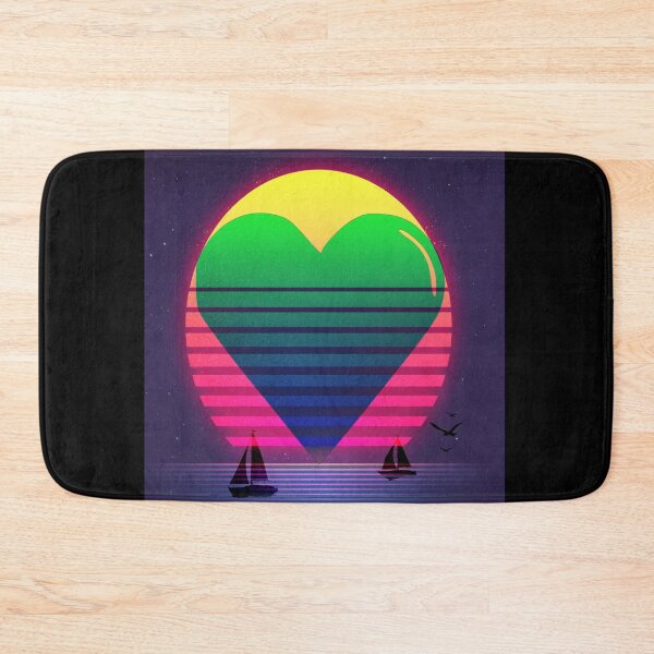 Item preview, Retro California Sunset Love designed and sold by EightWinds.