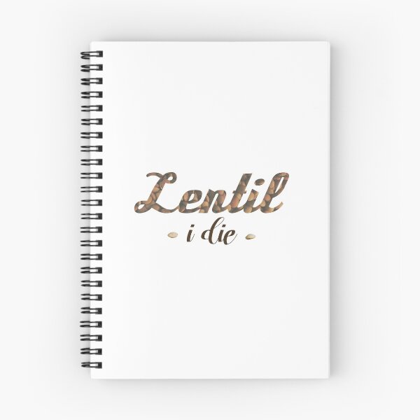 Item preview, Lentil I Die Pun Vegan Vegetarian Funny designed and sold by yellowpomelo.
