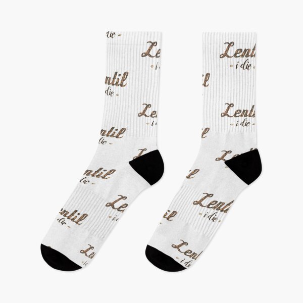 Item preview, Lentil I Die Pun Vegan Vegetarian Funny designed and sold by yellowpomelo.