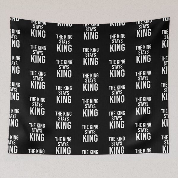 Item preview, The King Stays King (Black) designed and sold by quoteedesigns.