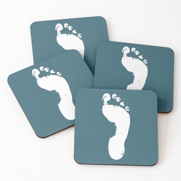 Item preview, Barefoot - white, front designed and sold by Flamin' Galah.