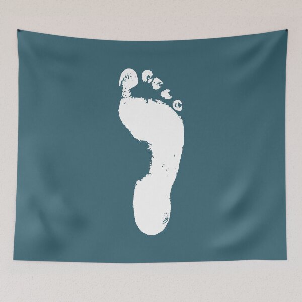 Item preview, Barefoot - white, front designed and sold by Flamin' Galah.