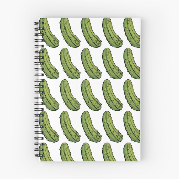 Item preview, Pickled cucumber, pickle, seamless pattern designed and sold by SleepyMarten.