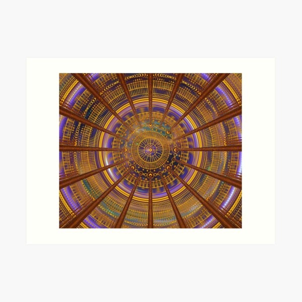 DNA Healing Room Art Print