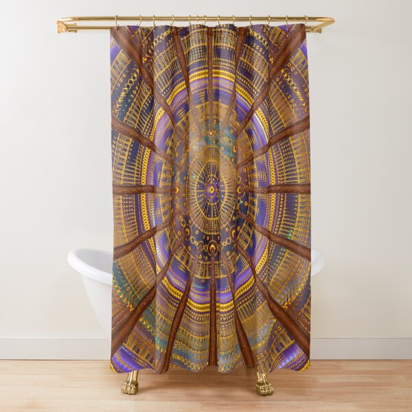 DNA Healing Room Shower Curtain