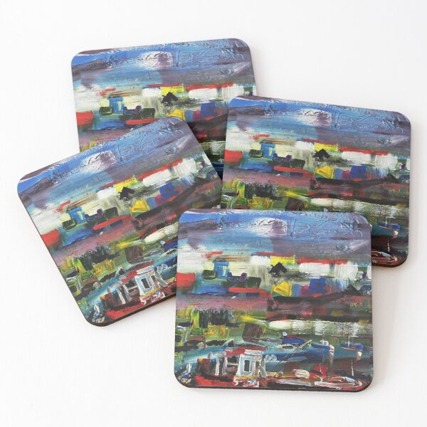 Item preview, Abstract Landscape Harbour 245 designed and sold by Eraclis Aristidou.