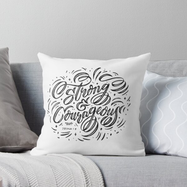 Item preview, Strong & Courageous designed and sold by MeaningfulWord.