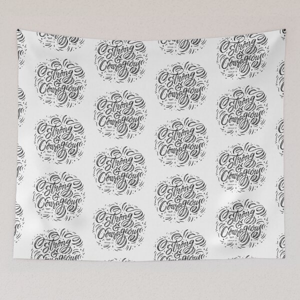 Item preview, Strong & Courageous designed and sold by MeaningfulWord.