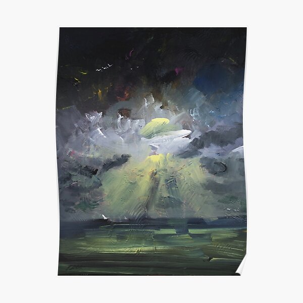 Abstract Landscape Storm 297 Poster