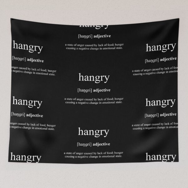 Item preview, Hangry Definition Dictionary Black Edition designed and sold by Designschmiede.