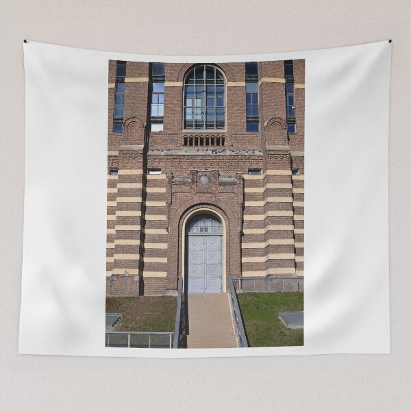 Item preview, Gasometer old gas storage entrance Vienna Austria designed and sold by goceris.