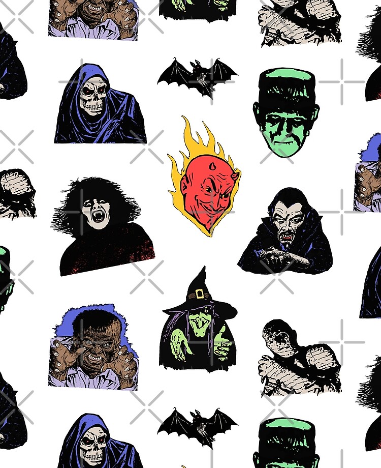 Horror Demon Scary Occult Monster Gothic Gift' Sticker