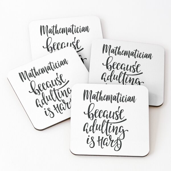 Item preview, Mathematician Because Adulting Is Hard designed and sold by ProjectX23.