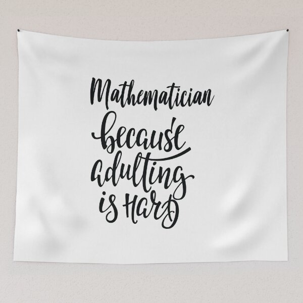 Item preview, Mathematician Because Adulting Is Hard designed and sold by ProjectX23.