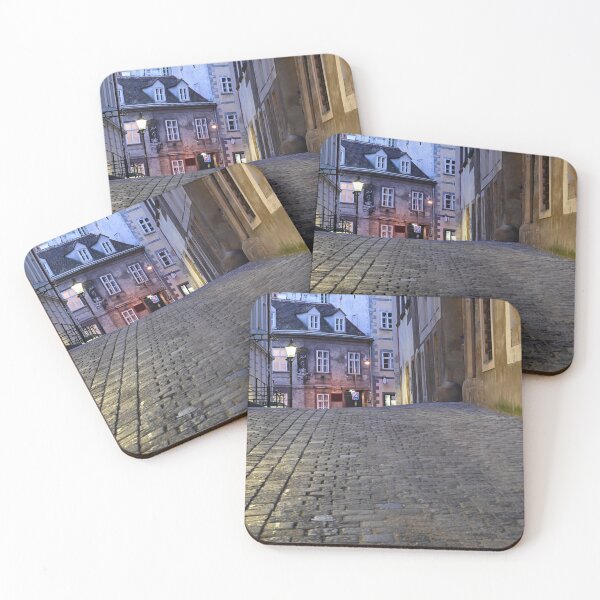 Item preview, Griechengasse old stone street at night in Vienna Austria designed and sold by goceris.