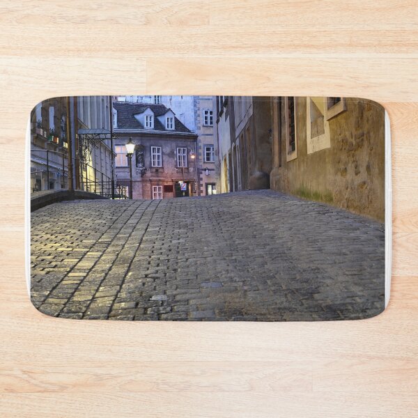 Item preview, Griechengasse old stone street at night in Vienna Austria designed and sold by goceris.