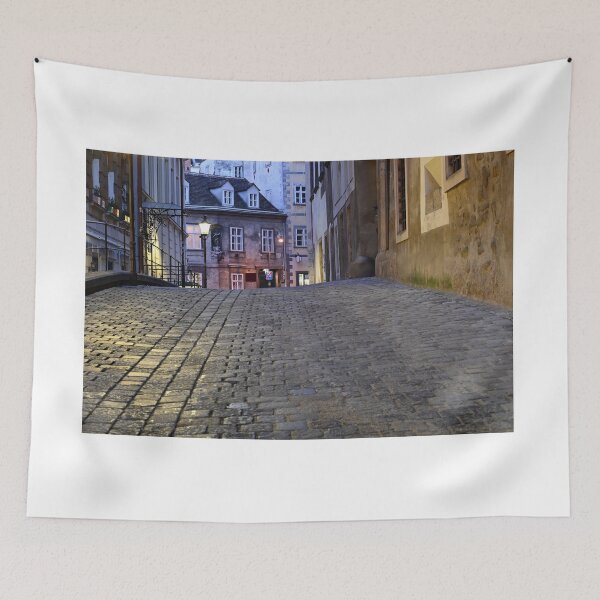 Item preview, Griechengasse old stone street at night in Vienna Austria designed and sold by goceris.