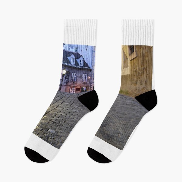 Item preview, Griechengasse old stone street at night in Vienna Austria designed and sold by goceris.