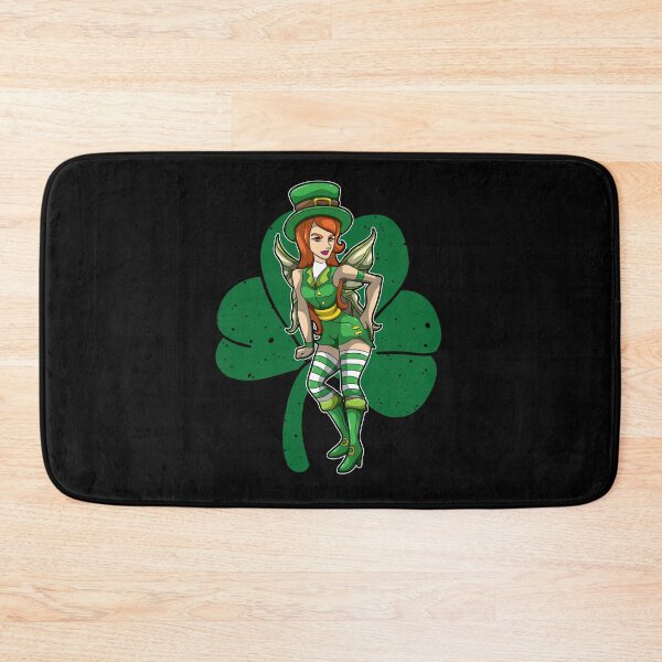 Item preview, Green Fairy With Cloverleaf - Irish Beauty designed and sold by anziehend.