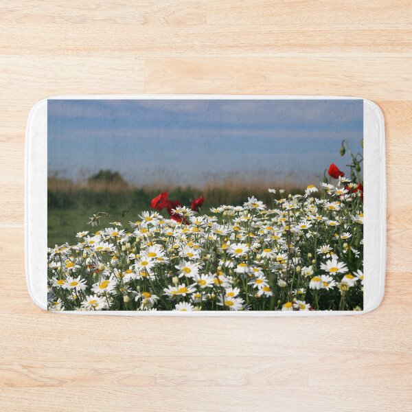 Item preview, chamomile flowers field in spring  designed and sold by goceris.