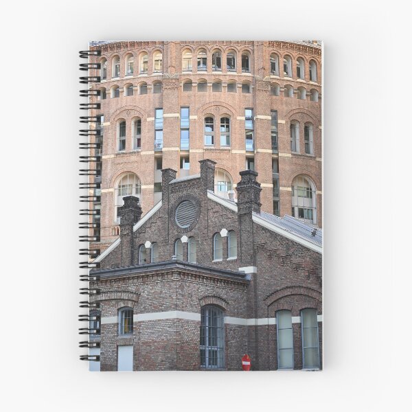 Item preview, Gasometer and old building Vienna Austria designed and sold by goceris.