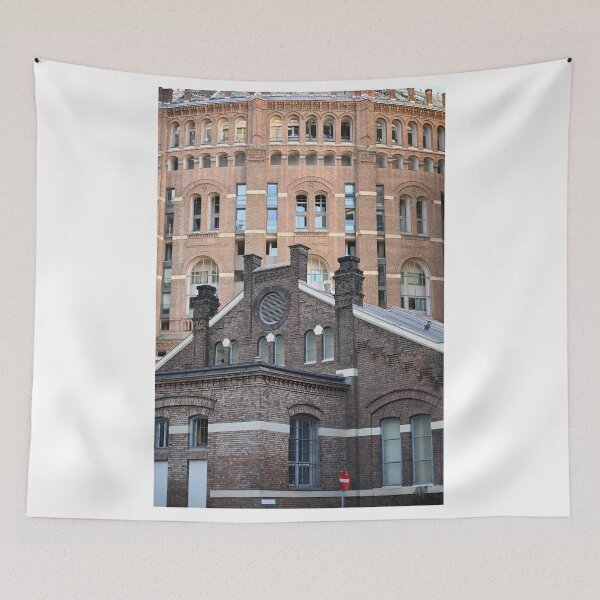 Item preview, Gasometer and old building Vienna Austria designed and sold by goceris.
