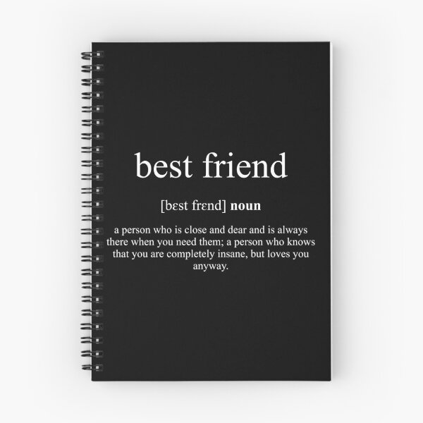 Item preview, Best Friend Definition Dictionary Black Edition designed and sold by Designschmiede.