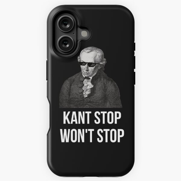 Item preview, Funny Immanuel Kant Quote Kant Stop designed and sold by Beltschazar.