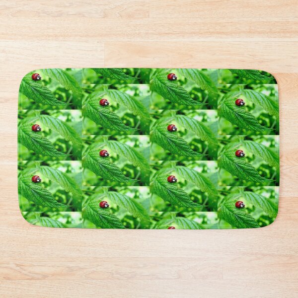 Item preview, Ladybug walking along curved leaf designed and sold by BBrightman.