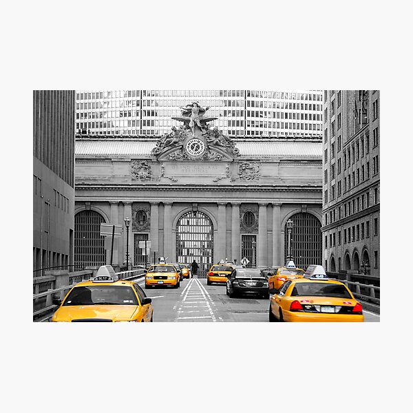 Aperçu de l'œuvre Met Life and Yellow Cabs, New York City, USA créée et vendue par Sabine Jacobs.
