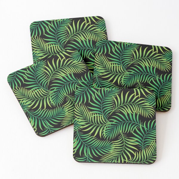 Item preview, Night tropical pattern. Acid palm leaves designed and sold by Tales of power.