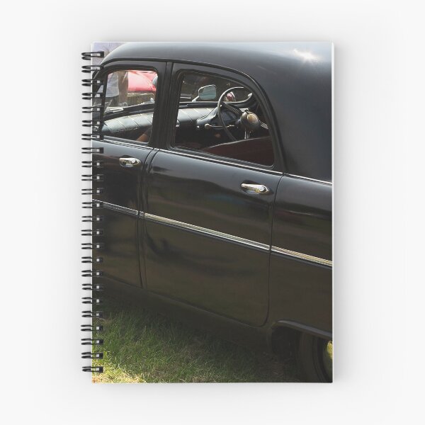 Item preview, The side of a black 1955 Ford Consul on display at a car show designed and sold by Graham Cornall.