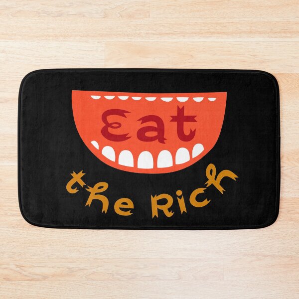 Item preview, Eat the Rich: The Original and the Best, in Red and Gold on Black designed and sold by Day Chapman.