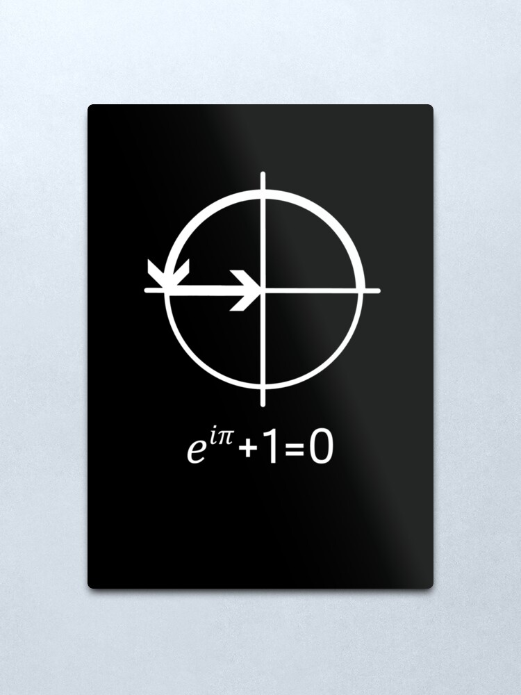 Alternate view of Eulers Identity 2 Metal Print