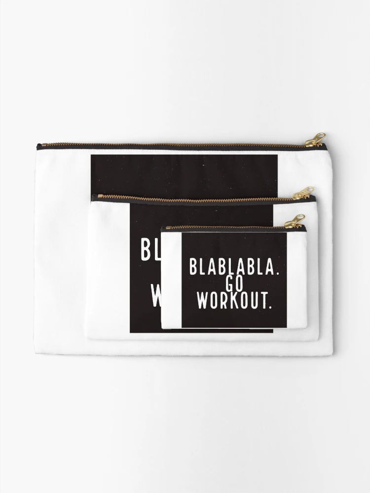 Thumbnail 2 of 4, Zipper Pouch, WORKOUT designed and sold by CodingBee33.