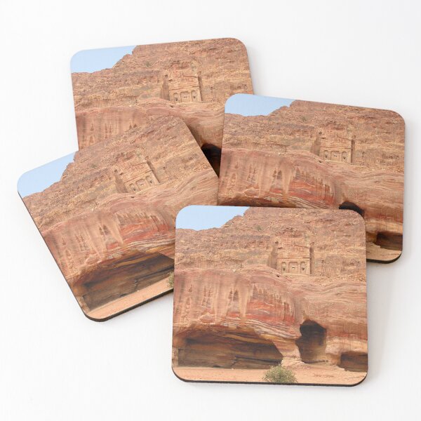 Item preview, Rock Face Carved Temple Facade, Petra, Jordan designed and sold by worldways.