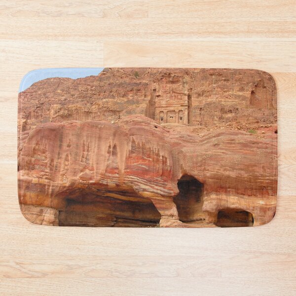Item preview, Rock Face Carved Temple Facade, Petra, Jordan designed and sold by worldways.