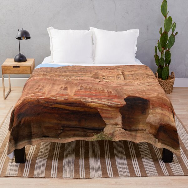Item preview, Rock Face Carved Temple Facade, Petra, Jordan designed and sold by worldways.