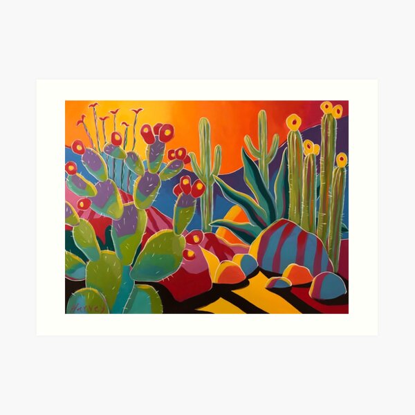 Desert LIght Art Print